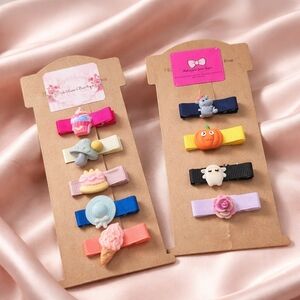 Handcrafted Hair Accessories Girls Toddler Baby Set Bundle